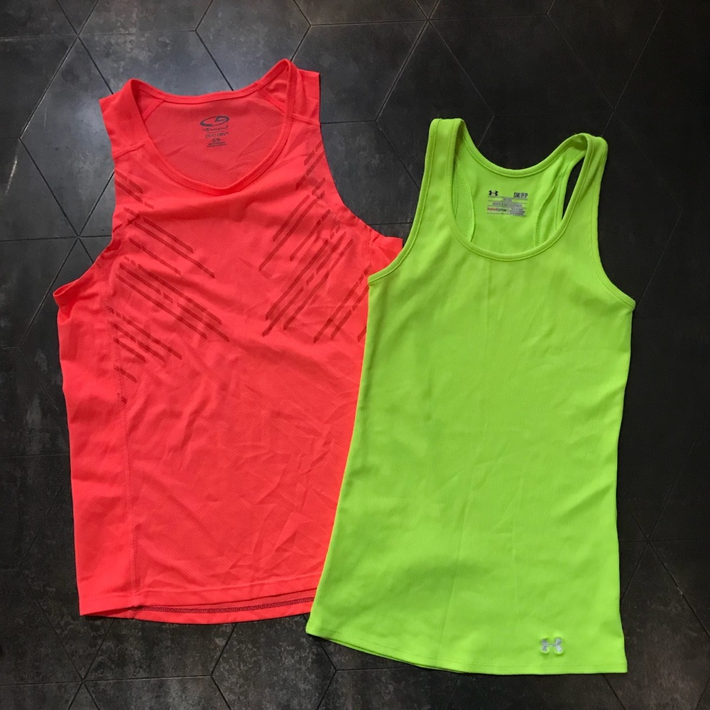 1 Under Armour Workout Tank & 1 Champion Tank